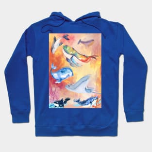 underwater life Hoodie